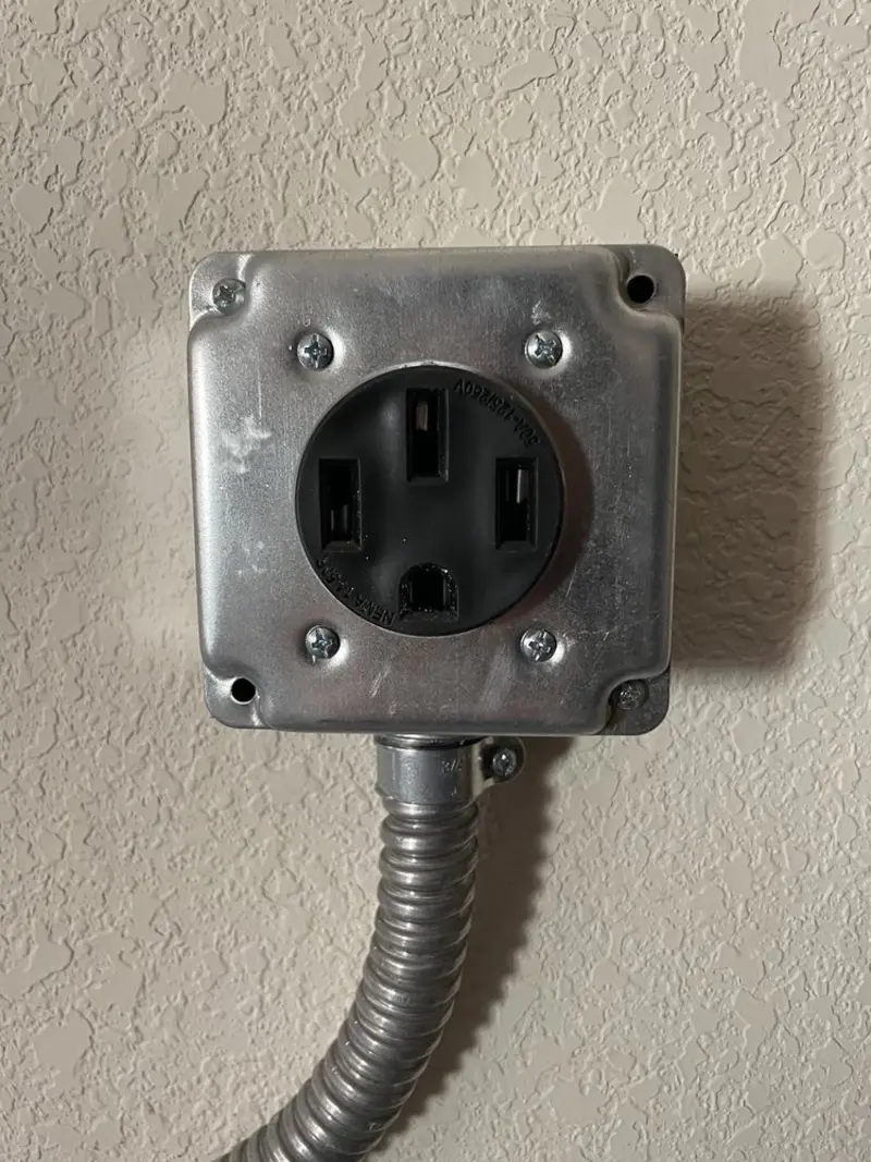 NEMA 14-50 outlet installed for Smart Home Electrical in Fort Lupton